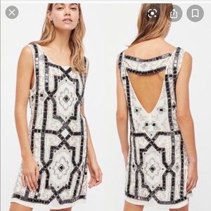 Free People Sequins Dress - Size 0